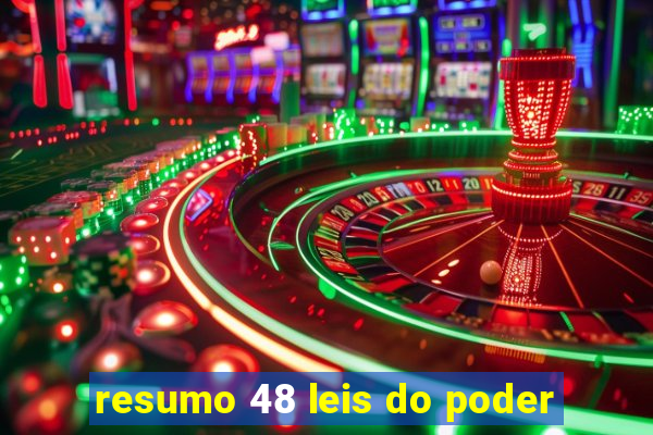 resumo 48 leis do poder